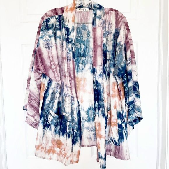 WanderLux Jackets & Blazers - SOLD-WanderLux Tie Dye Blazer Never Worn Sz M